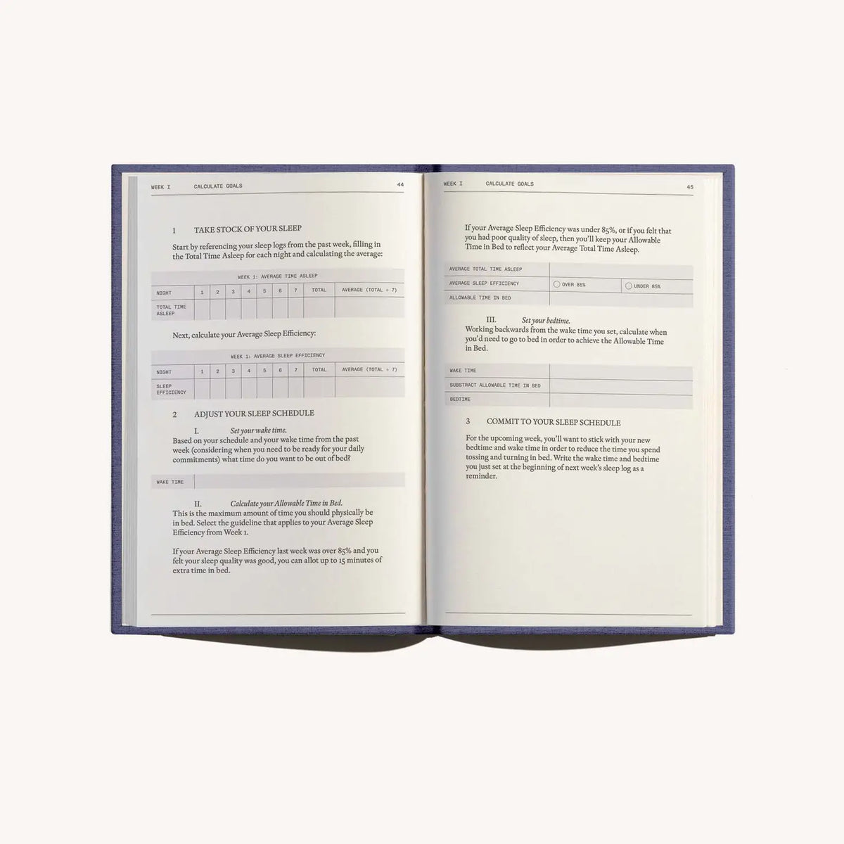 Therapy Notebooks ☼ The Anti-Insomnia Notebook
