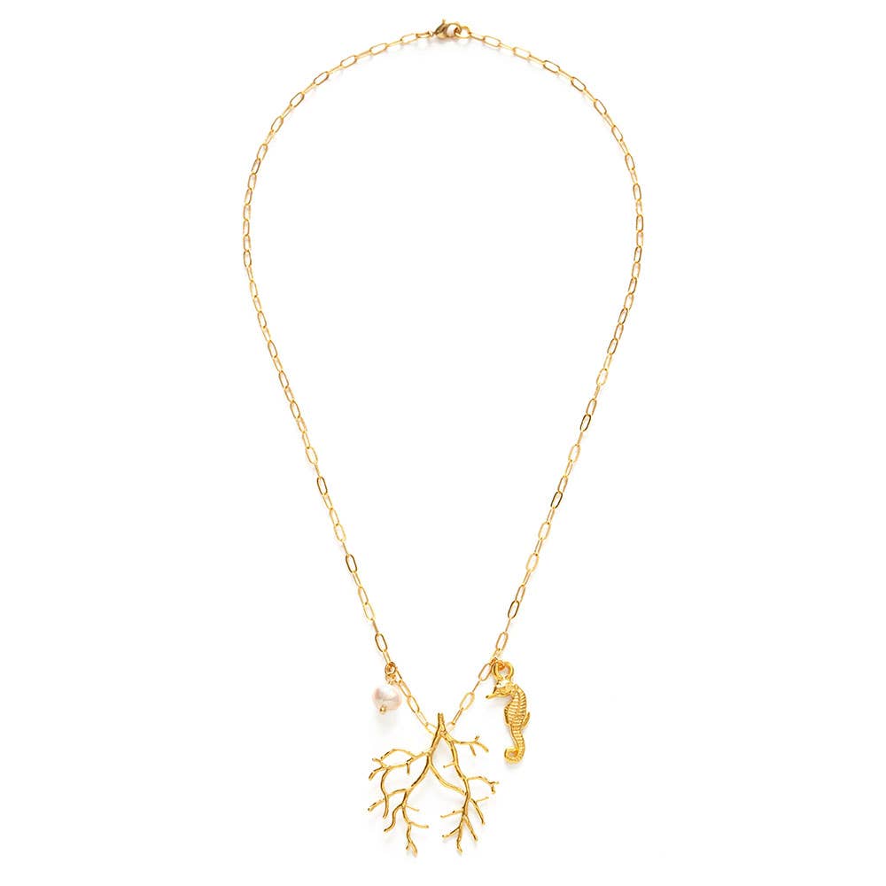Amano Studio - Coral Charm Necklace