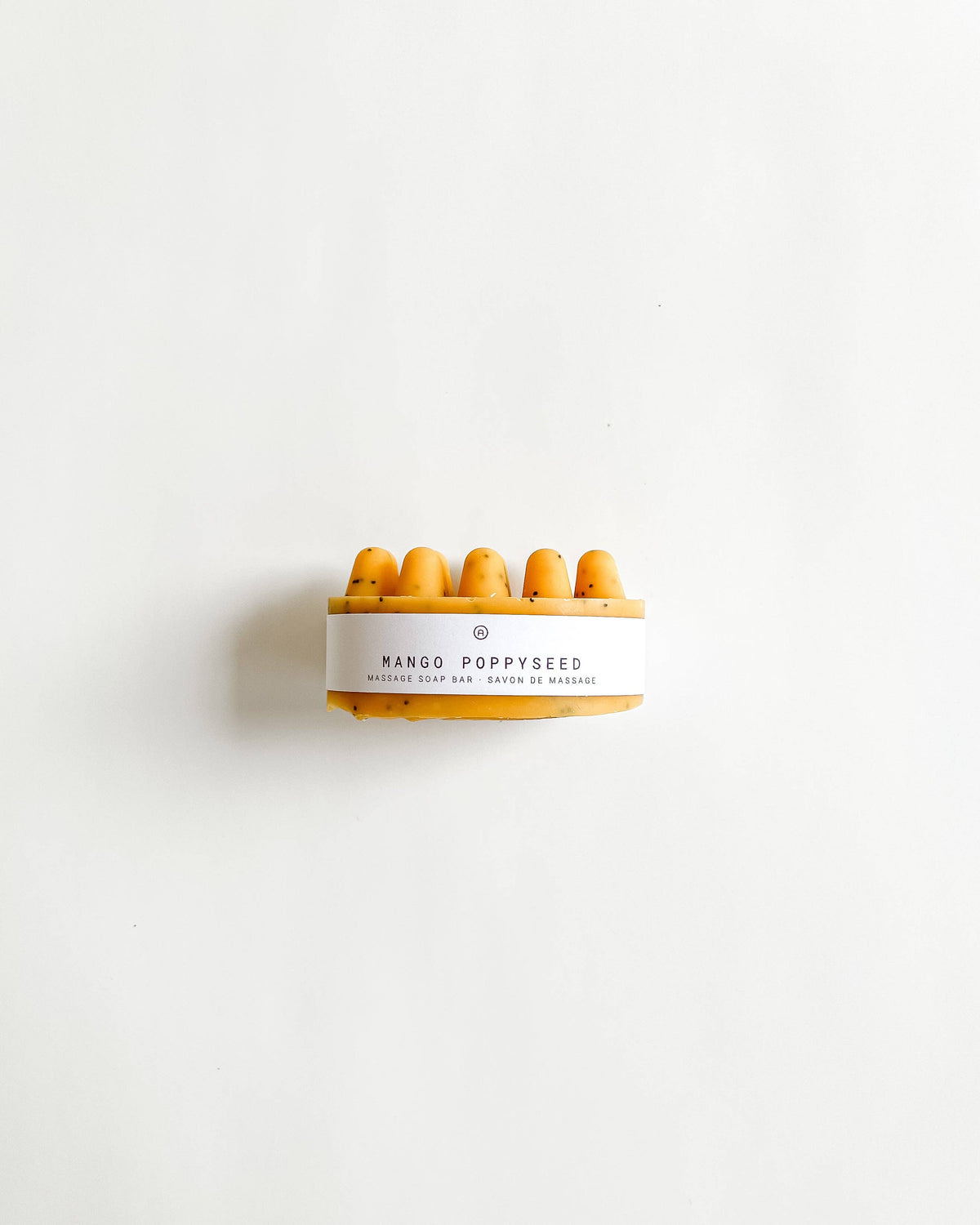 Agha Studio - Mango Poppyseed Massage Soap Bar