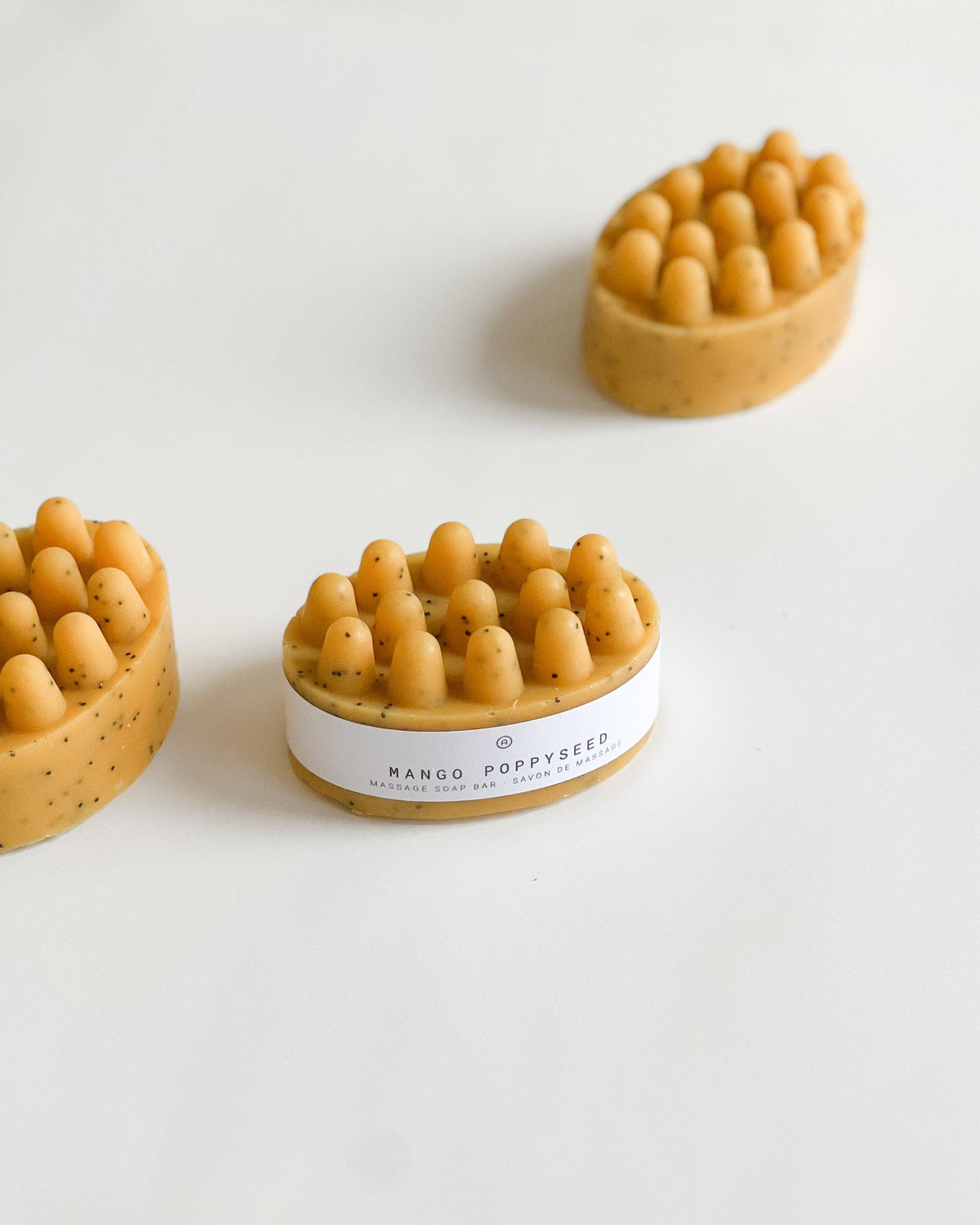 Agha Studio - Mango Poppyseed Massage Soap Bar