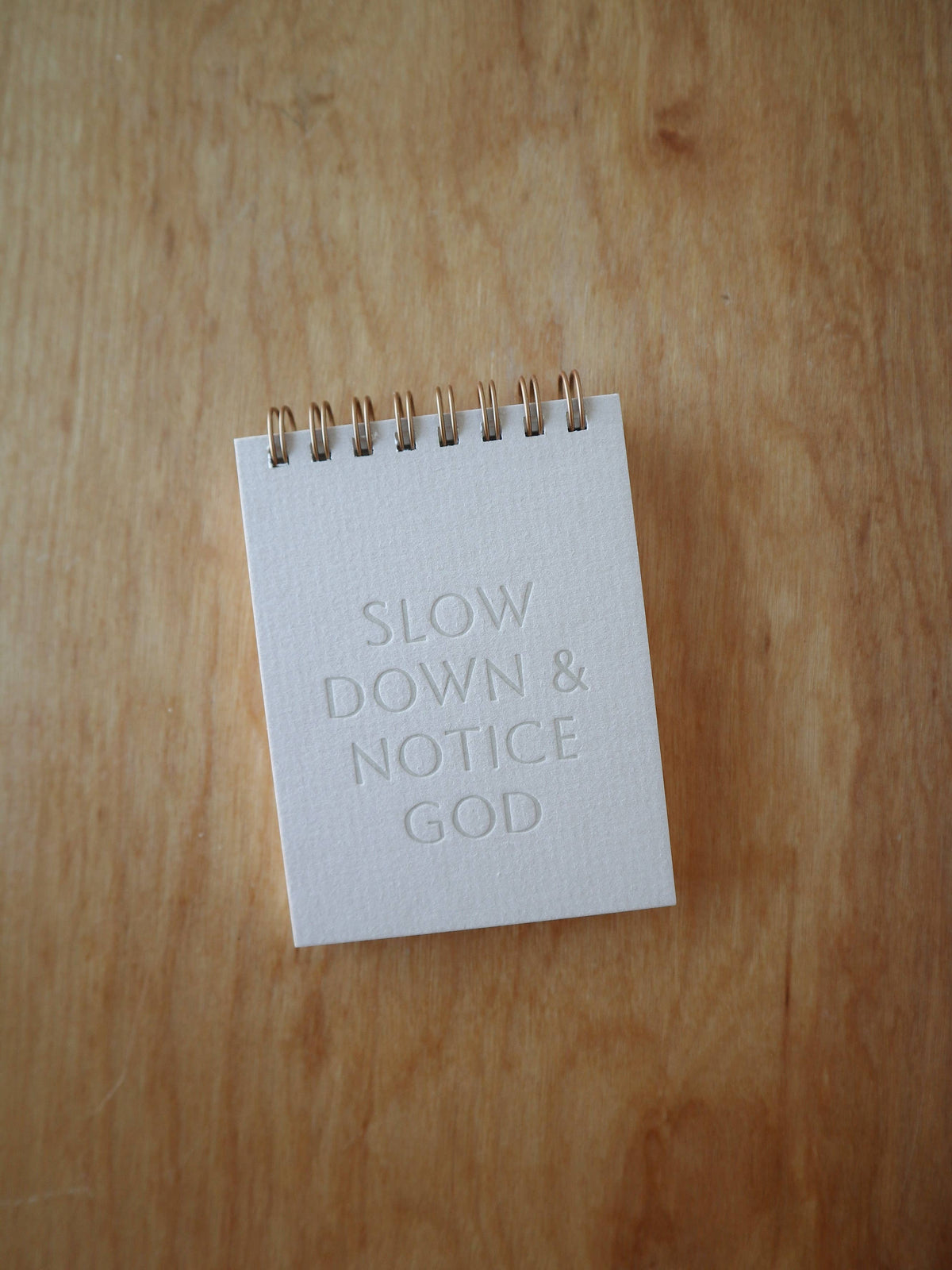 Slow Down & Notice God Mini Jotter