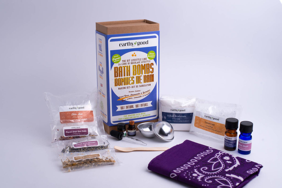 Earthy Good / Kiss Naturals - Earthy Good Bath Bomb Making Kit Single unit