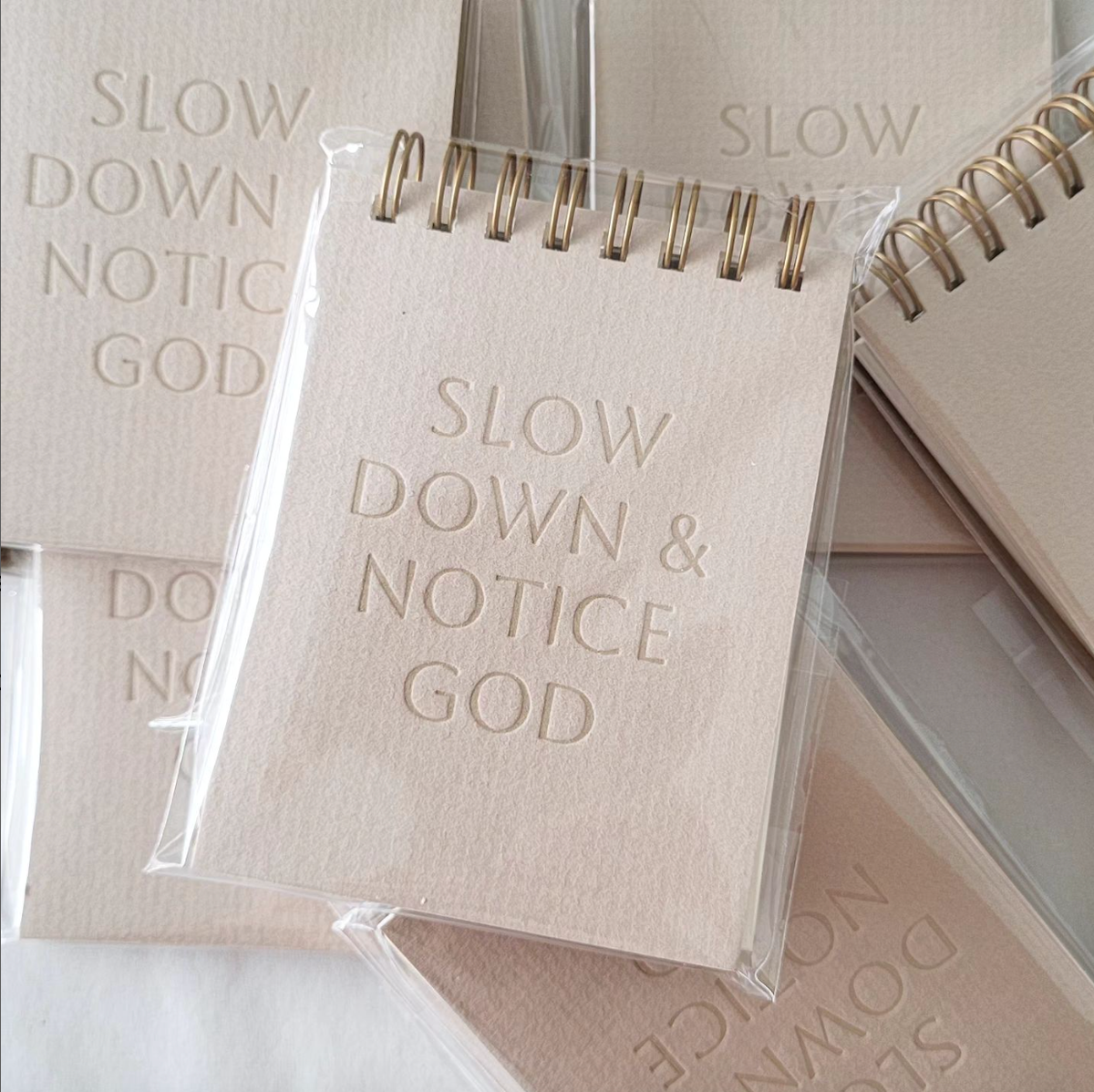 Slow Down & Notice God Mini Jotter