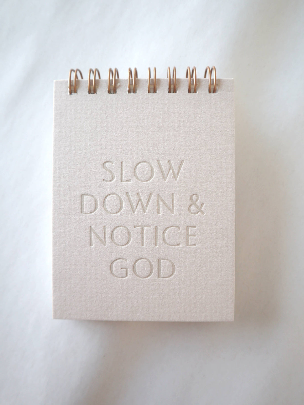 Slow Down & Notice God Mini Jotter