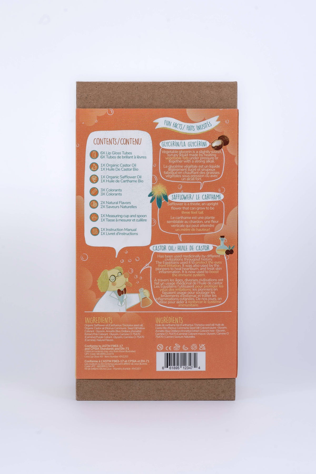 Earthy Good / Kiss Naturals - Case Pack Kiss Naturals DIY Lava Lip Gloss Kit (Kids)