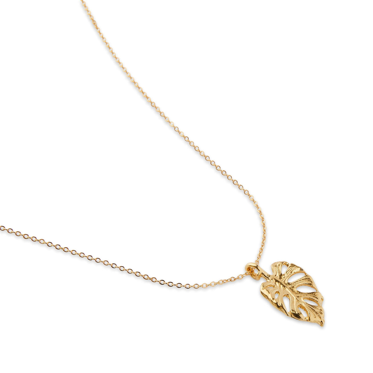 Monstera Necklace