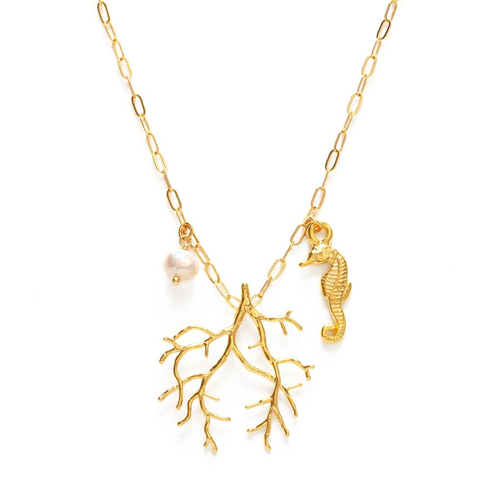 Amano Studio - Coral Charm Necklace