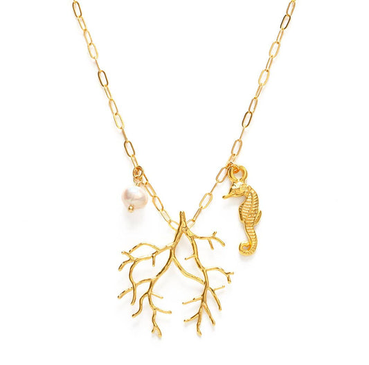 Amano Studio - Coral Charm Necklace