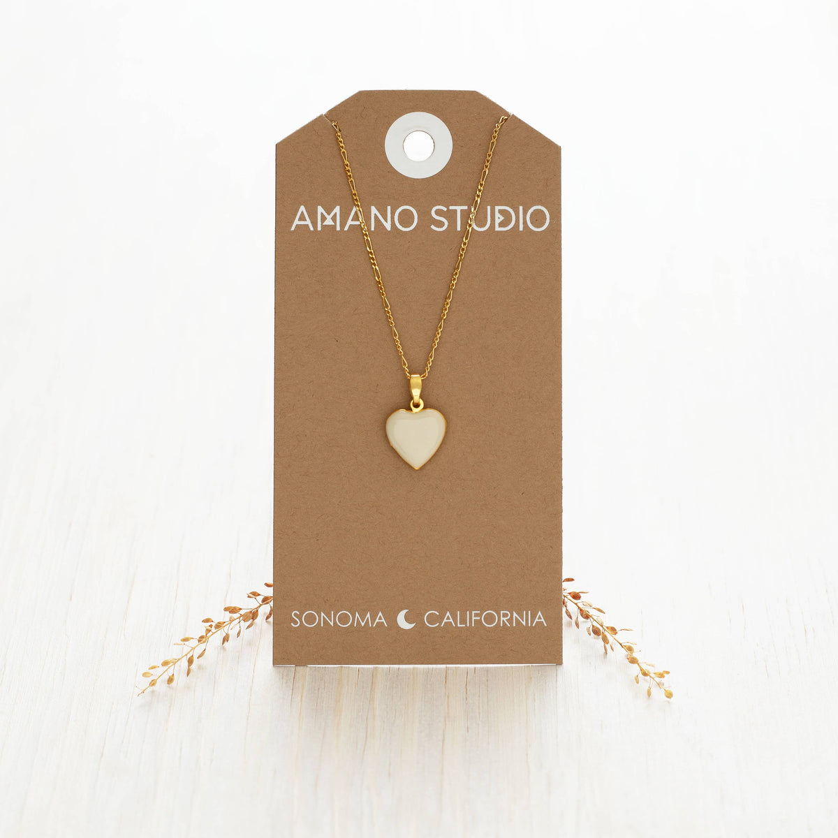 Amano Studio - Small Heart Enamel Locket