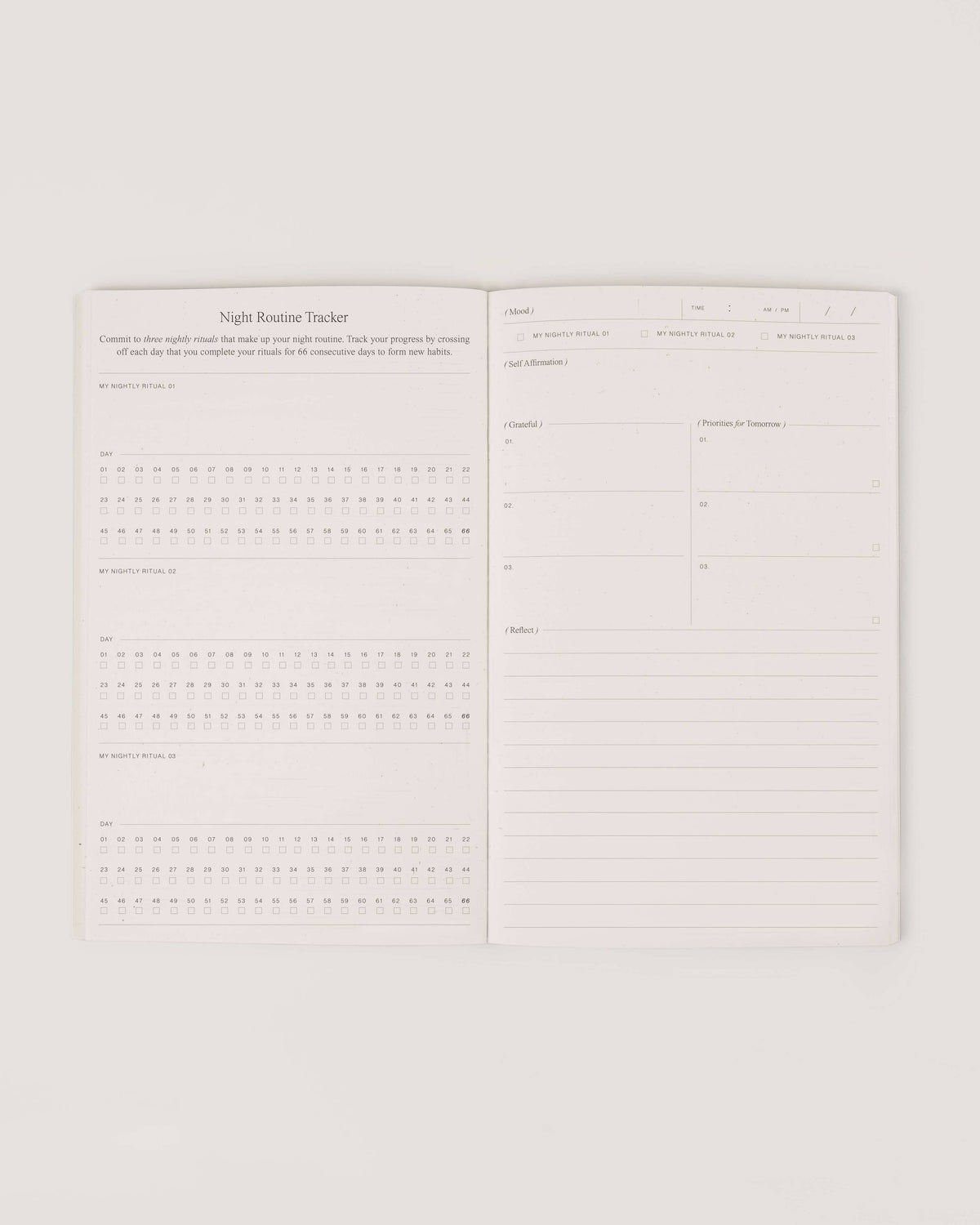 Night Routine Journal