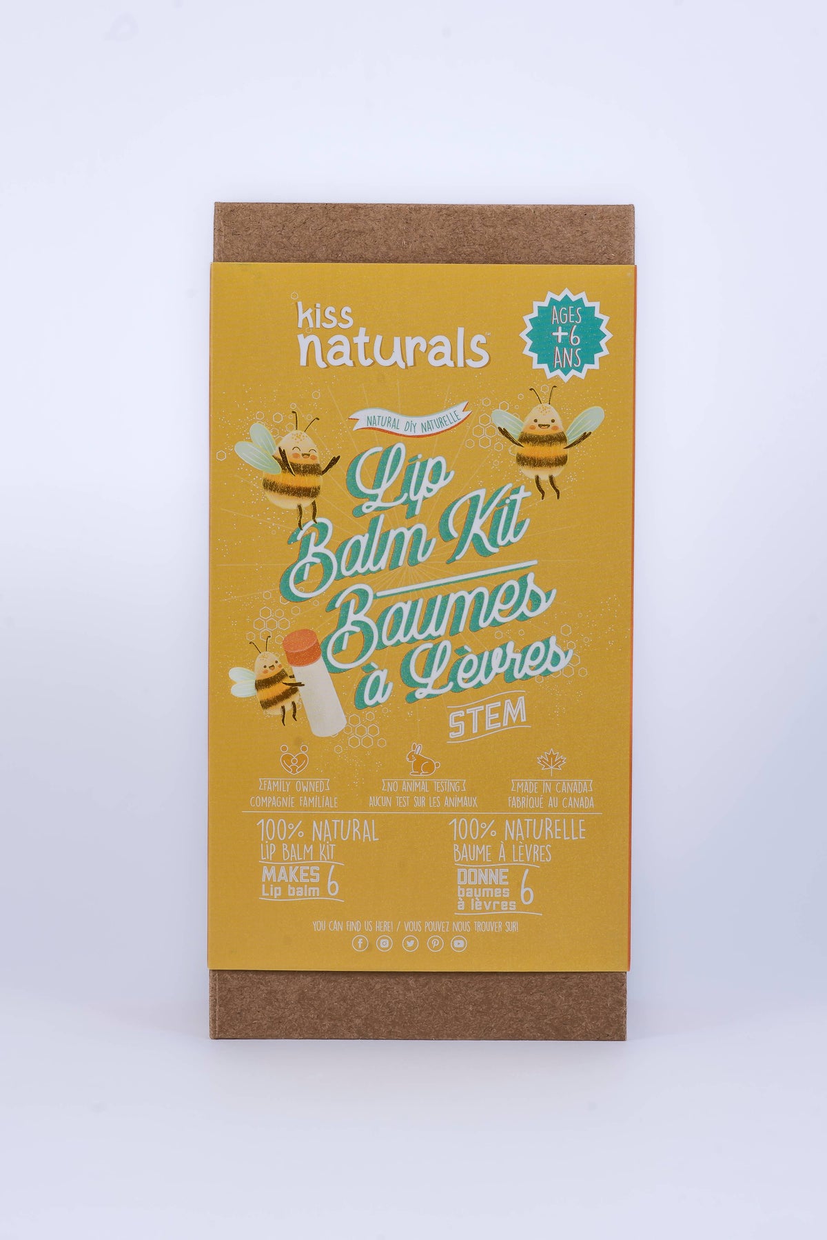 Earthy Good / Kiss Naturals - Case Pack Kiss Naturals DIY Lip Balm Kit (Kids)