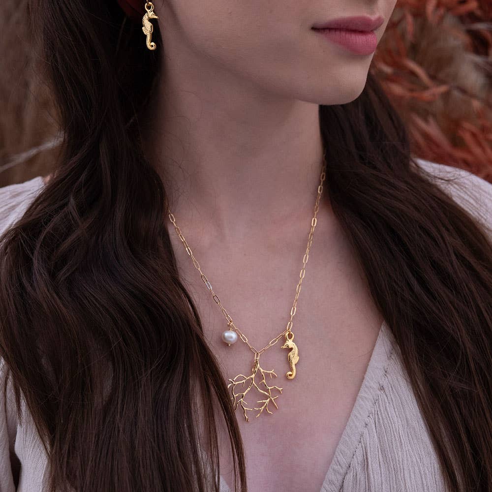 Amano Studio - Coral Charm Necklace