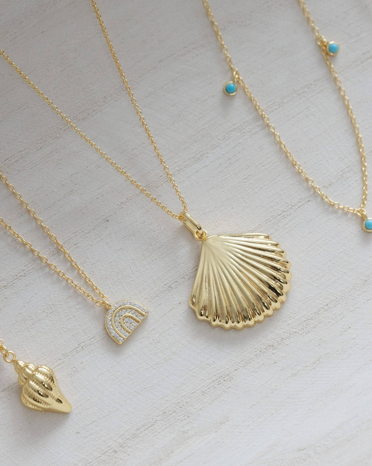 Coast and Cove - Gold Sanibel Necklace