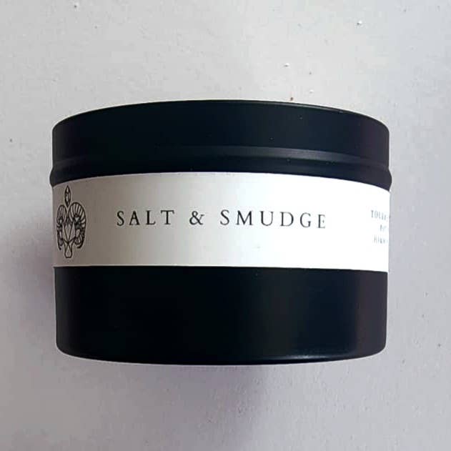 Salt & Smudge • 8oz Soy Crystal Candle
