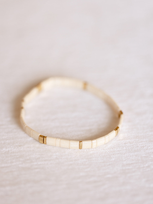 Coast and Cove - Coconut - Tila Bracelet