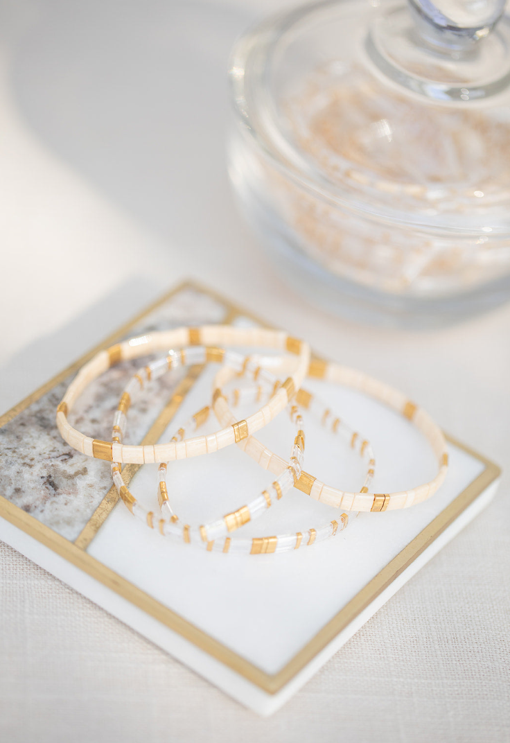 Coast and Cove - Coconut - Tila Bracelet