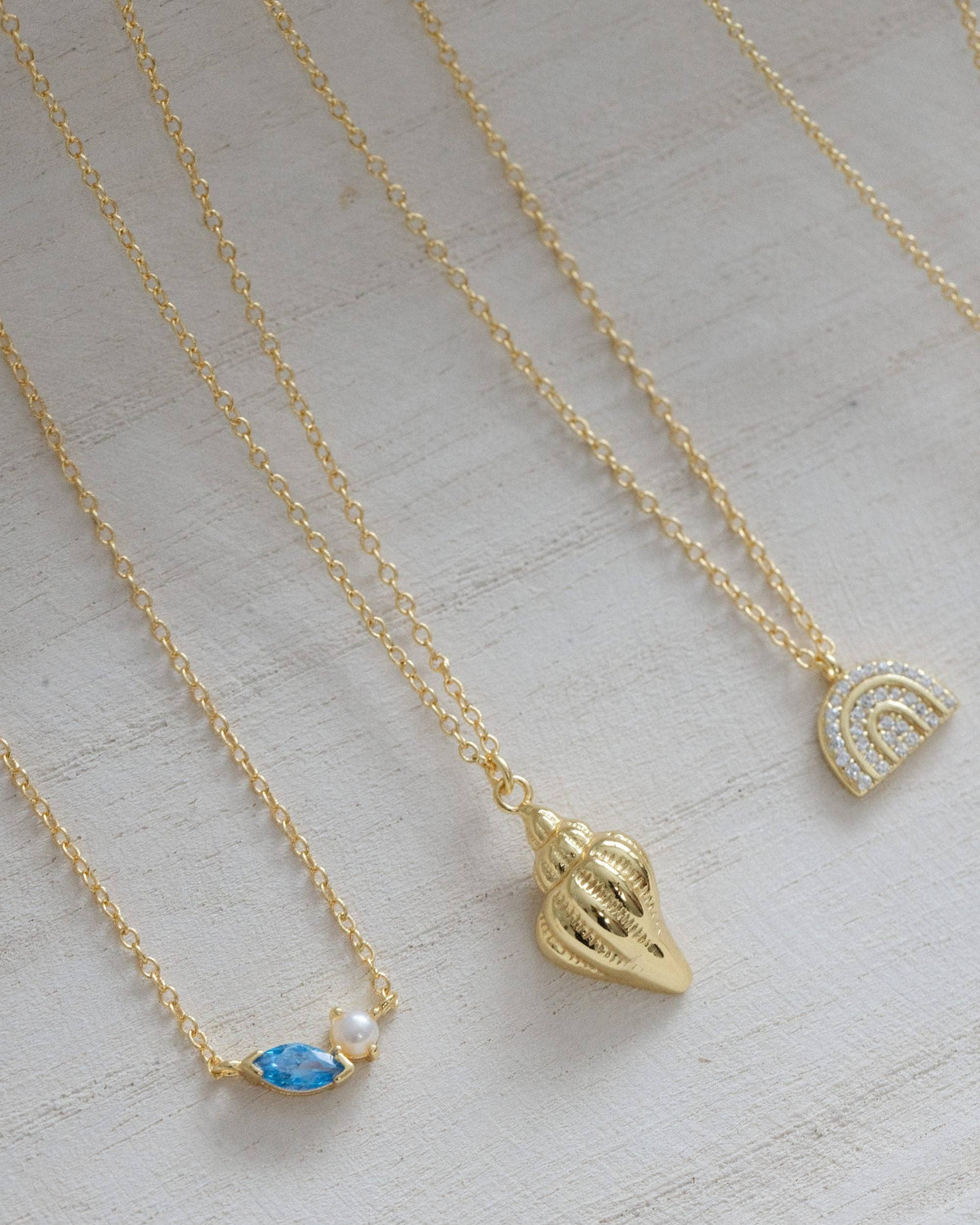 Coast and Cove - Gold Conch Shell Necklace