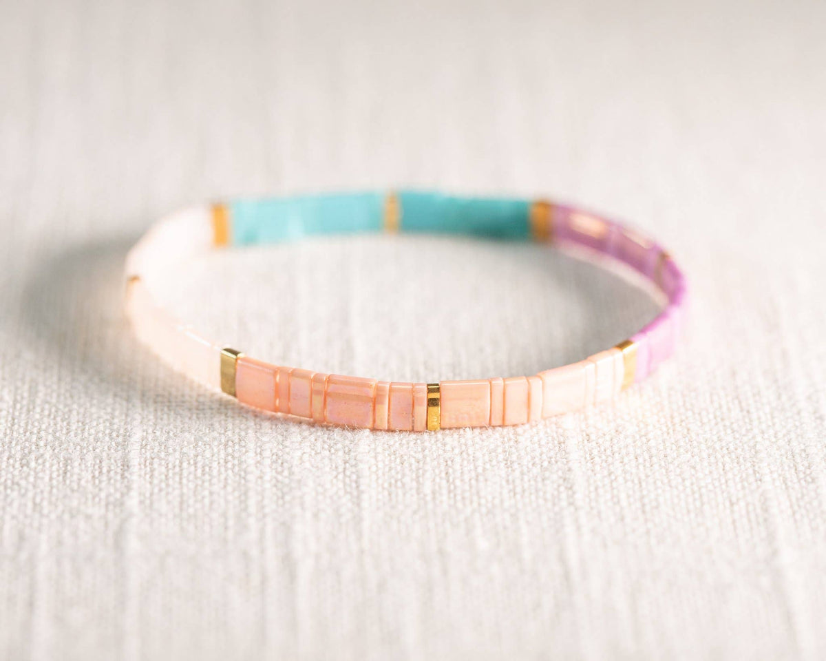 Coast and Cove - Rainbow - Tila Bracelet