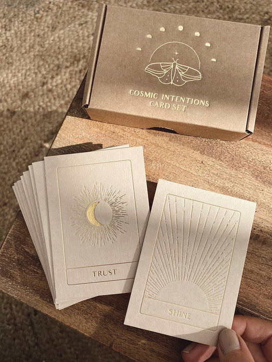 COSMIC INTENTIONS - CARD SET - 18 CARDS - GOLD EDITION -