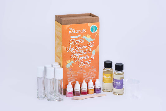 Earthy Good / Kiss Naturals - Case Pack Kiss Naturals DIY Lava Lip Gloss Kit (Kids)