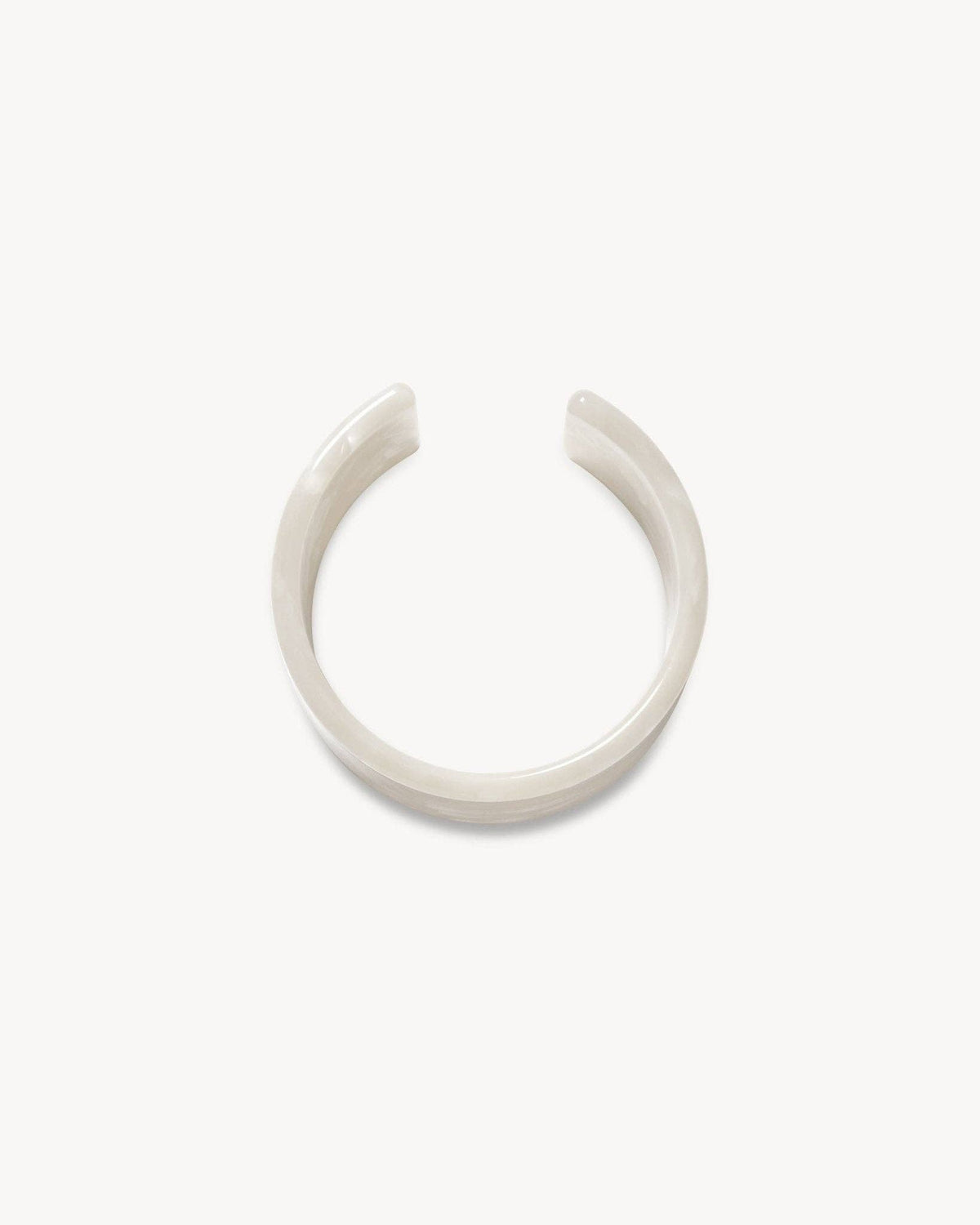 Jumbo Cuff in White Shell